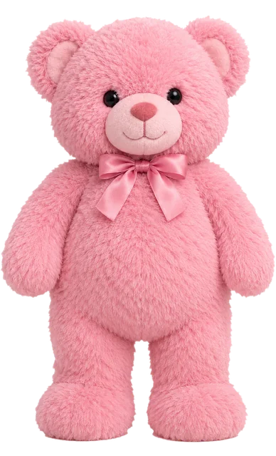Pembe peluş ayıcık